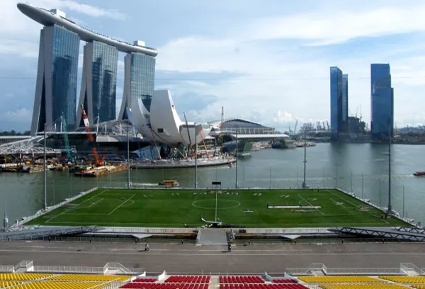 Curiosidades: Marina Bay floating stadium – Singapur